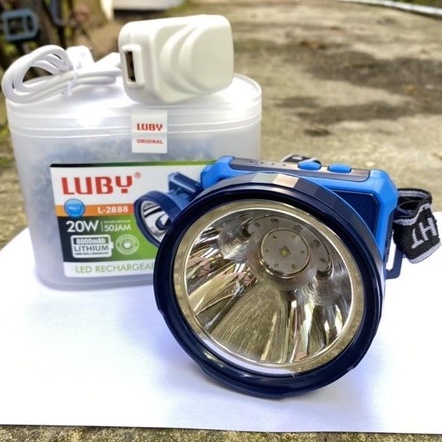 Luby L2888 Senter Kepala Super Terang / Headlamp Outdoor LED Waterproof