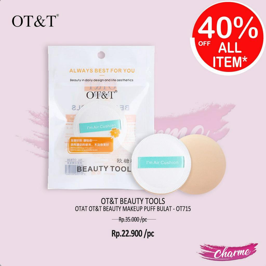 READY OTAT OT&amp;T Beauty Puff Super Soft/Round/Square Sponge Spons OT714 715 716