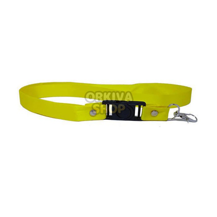 

Tali ID Card Kilap + Gasper 2 cm KUNING Super Pop 1