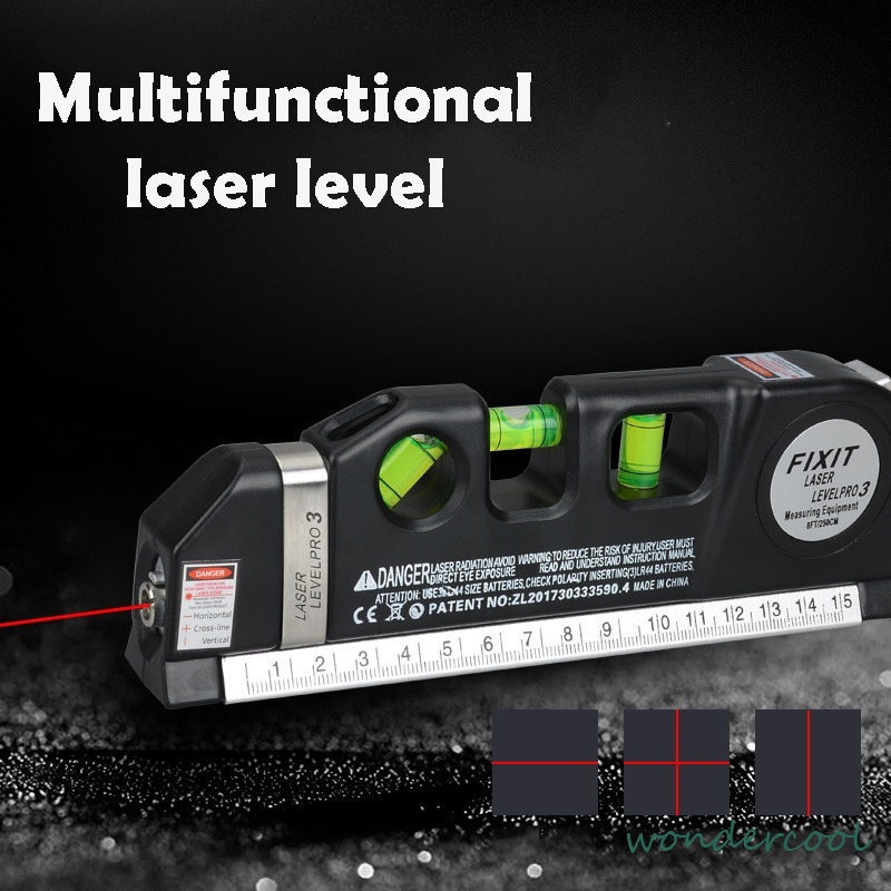 Meteran Level 3 Garis Laser Regua Pro3 Professional-Won