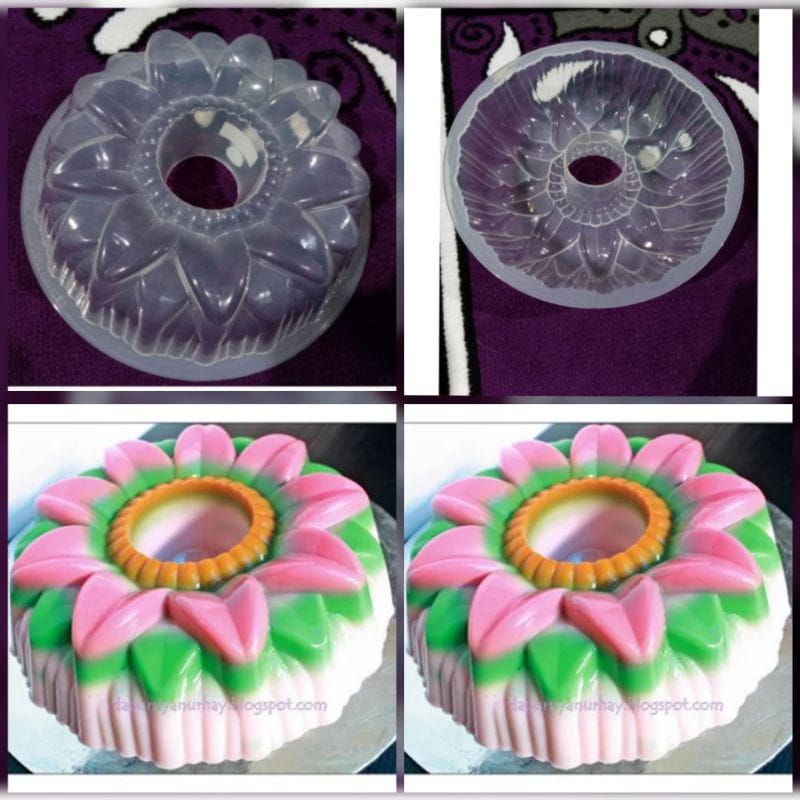 cetakan puding Krisan/cetakan puding plastik