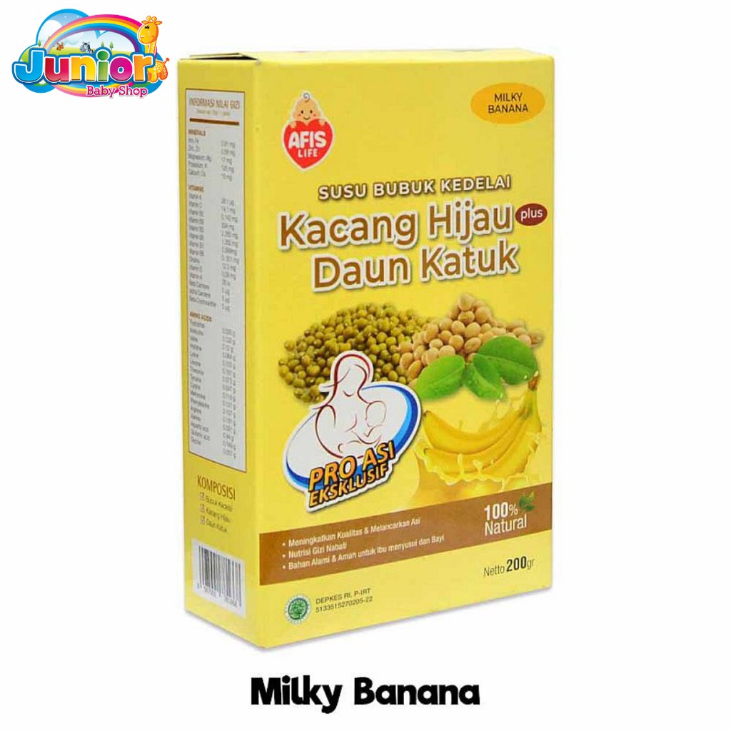 Afis Susu Bubuk Kedelai Kacang Hijau&amp;Katuk