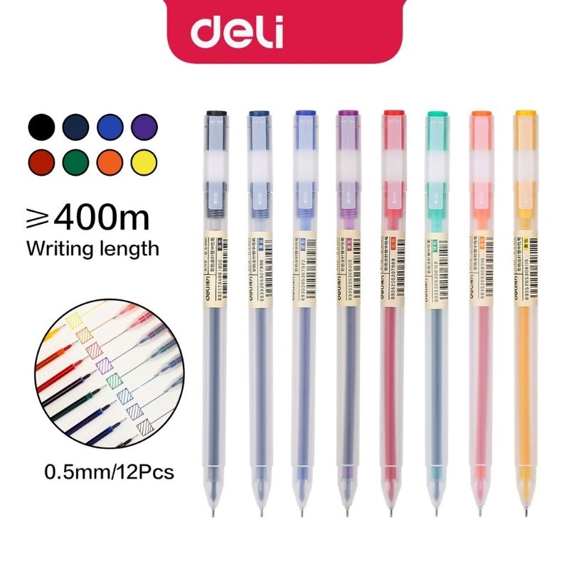 

Deli Color Gel Pen Needle Tip 0.5mm A119
