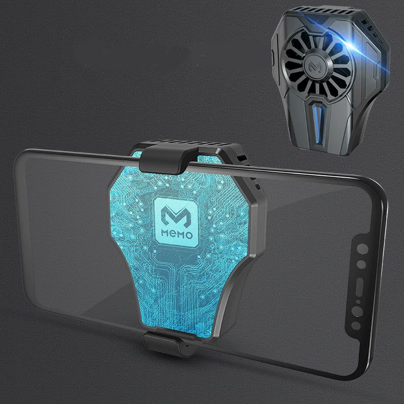Memo DL01 Fancooler Pendingin Hp Radiator Cooling Fan Gaming Cooler For Mobile Phone iPhone / Memo D