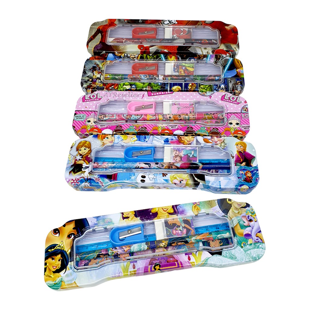 Set alat tulis tempat  pensil  kaleng kecil  stationery 