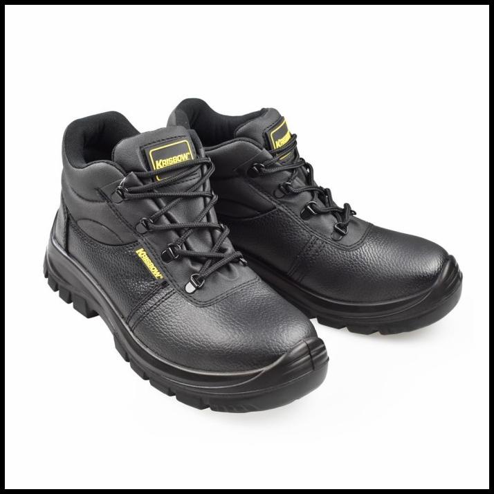Sepatu Safety Krisbow Maxi 6 Inch -Hitam