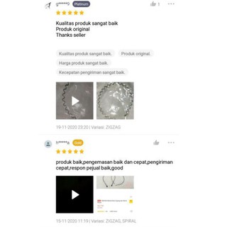 BEANABando Besi Zigzag dan Spiral Korea Shopee Indonesia BEANABando Besi Zigzag dan Spiral Korea Shopee Indonesia