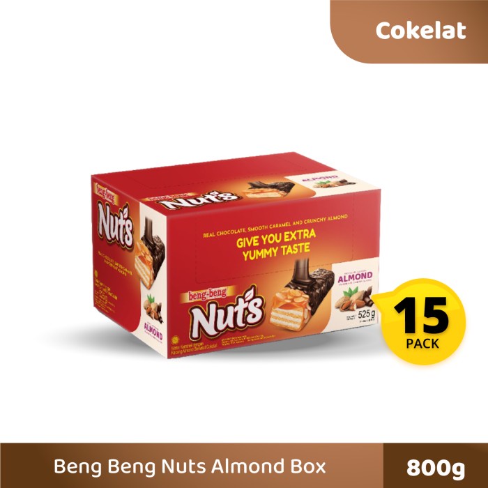 

Beng Beng Nuts Almond Box 15Pcs @35 Gr - BARU