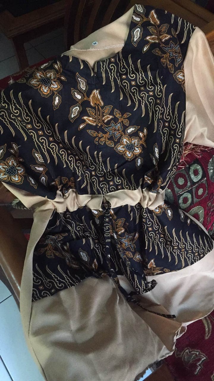 Batik Wanita Asj Sa Hrb026 Kenongo Kemeja Tosca Pendek