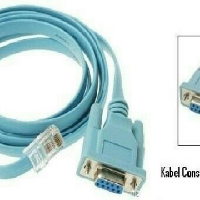 Kabel Serial DB9 Female (RS232) To LAN RJ45