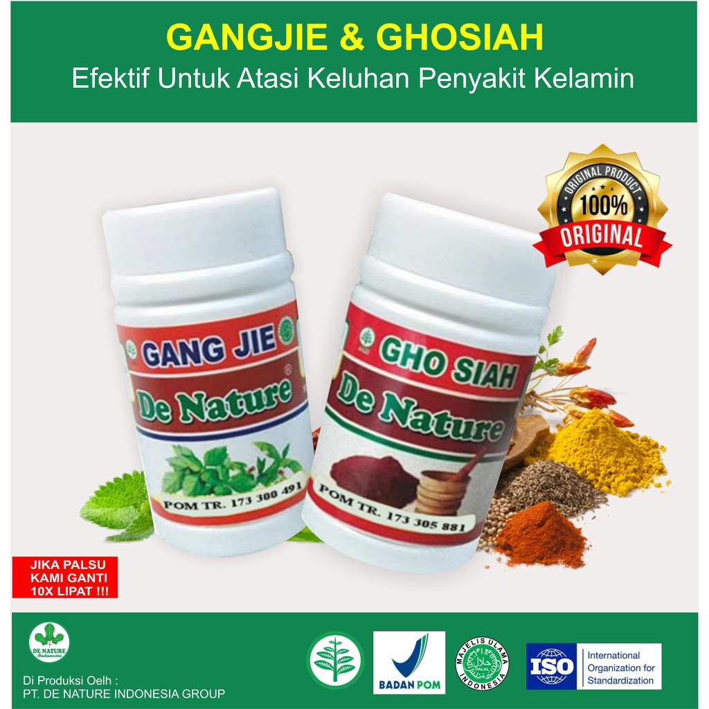 Gangjie dan Ghosiah De Nature Obat Sipilis Gonore -Antibiotik Alami Ampuh!