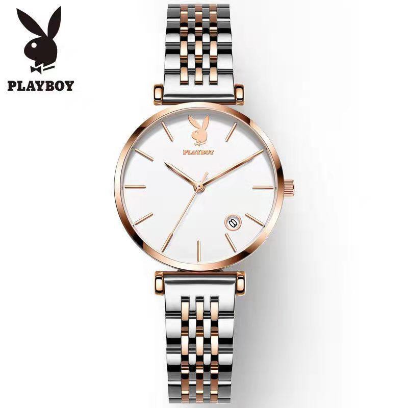 ✅COD JAM TANGAN ANALOG WANITA PLAYBOY IMPOR FASHION KOREA TERBARU ANTI AIR TERMURAH FREE BOX