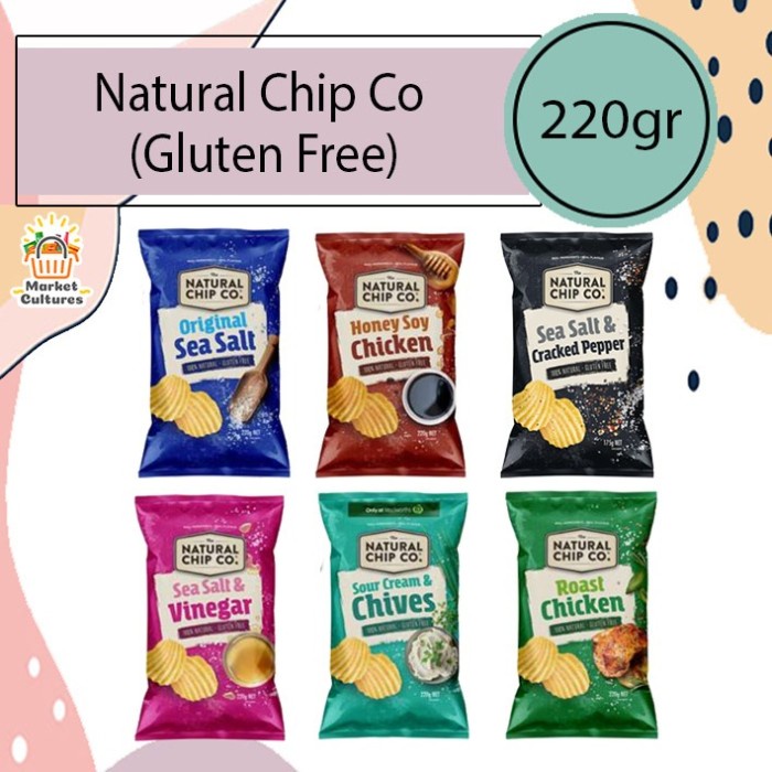 

Siap Krim Natural Chips Co - Australian Chips - Saltcrackedpepp