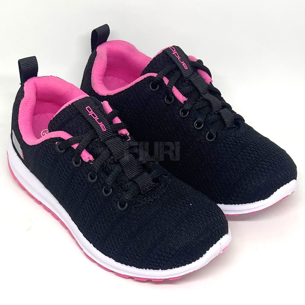 FIURI - ANDO ORIGINAL - REBECCA 33-40 HITAM PINK - SEPATU SNEAKERS SPORT KANVAS SOL KARET ANAK PEREMPUAN - SEPATU KETS FASHION TRENDY WANITA DEWASA - SEPATU OLAHRAGA LARI FITNES SENAM KERJA KULIAH BERTALI CEWEK MURAH PROMO DISKON BONUS KAOS KAKI