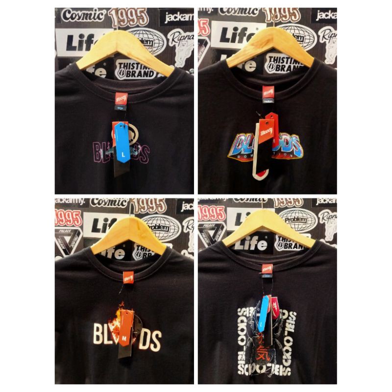 Kaos T-shirt Distro Brand Bloods Original Local Brand