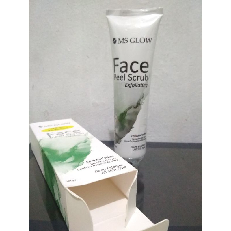 Preloved Ms glow Face Peel Scrub