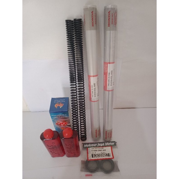 Paket As shock depan plus per.seal.Oil Honda Beat fi Beat pop Sccopy fi.KZL