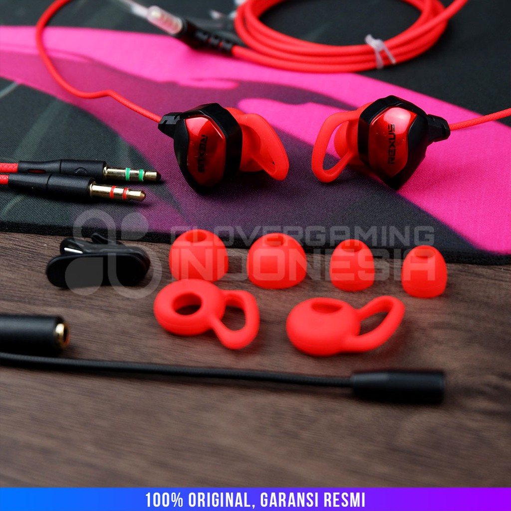 Rexus Vonix ME6 Gaming Earphone with Dual Microphone ME 6 ME-6 Headset