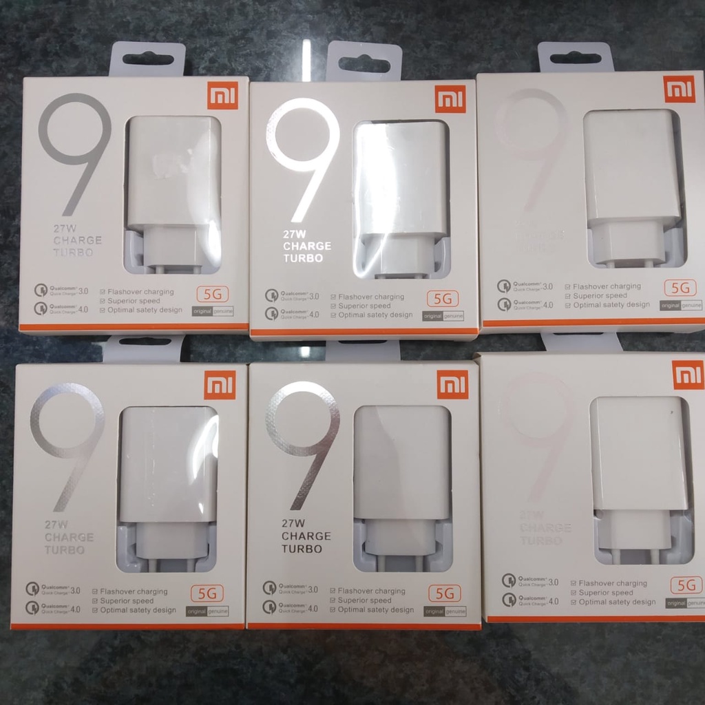 Charger Xiaomi 27 Watt 27W Type C Fast Charging Kualitas Ori