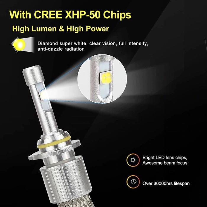 Lampu Mobil / Lampu Mobil Led Mobil H1 Hb3 Hb4 H8 H9 H11 9012 Xhp 50 Original Cree