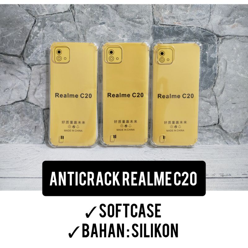 Anticrack Realme C20 silikon realme c20 softcase realmr c20 case realme c20 case realme c11 2021 case realme c11 2021