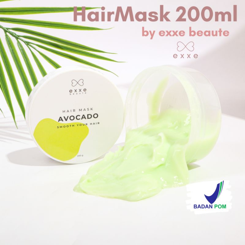 BPOM Hair Mask Exxe.id Creambath masker rambut murah 200ml