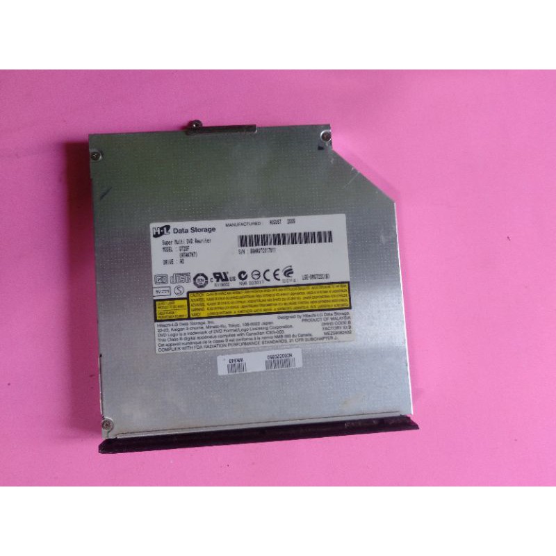 kaset dvd laptop tosiba m505 dan L510