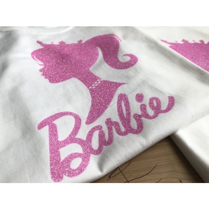 Barbie Tshirt / Kaos Barbie / Kaos Barbie Size Dewasa
