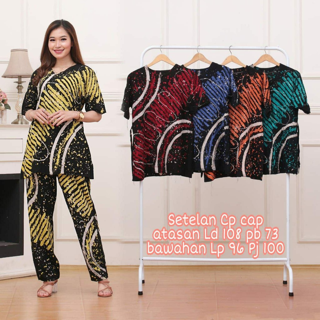 SETELAN BATIK WANITA CP ASLI PEKALONGAN