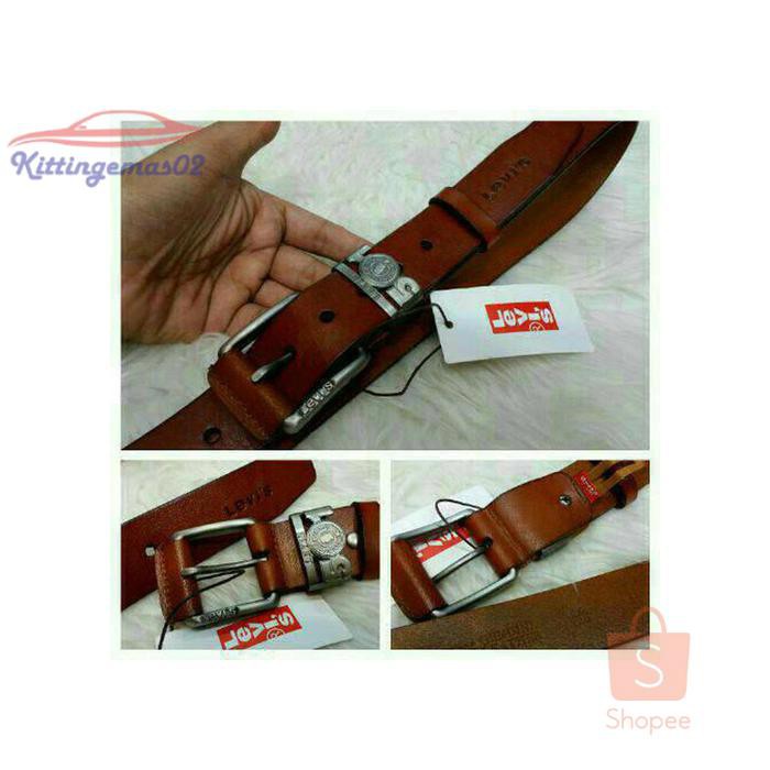 IKAT PINGGANG PRIA GESPER SABUK KTG2I1738 DAN WANITAKULIT ASLI LEVIS SUPER.