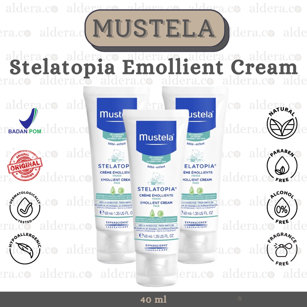 MUSTELA Stelatopia Emollient Face Cream — Mustela Stelatopia Emollient Face Cream , Mustela Baby Fac