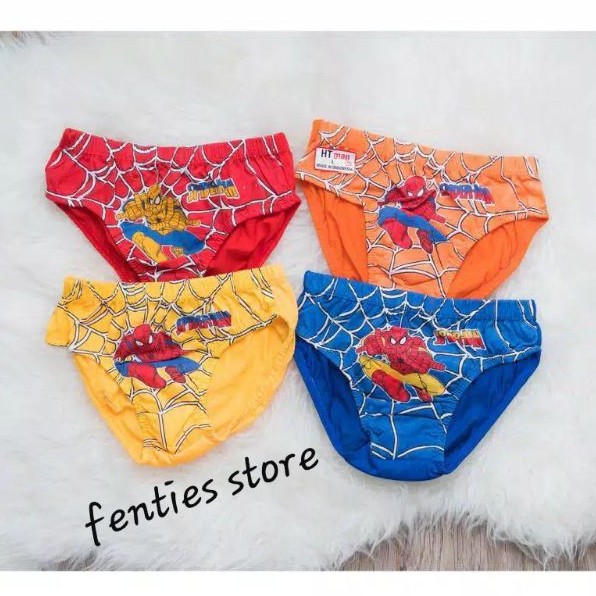 ( LUSINAN ) Celana Dalam Anak Laki2 / CD Kolor Anak Cowok Spiderman
