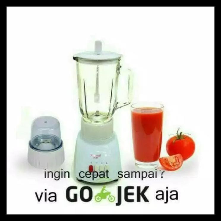 Cuci Gudang Wajib Gojek ! G52 Blender National Omega Kaca / Glass 2In1 / 2 In 1