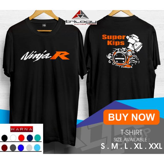 Kaos Distro Ninja R Super Kips Desain Keren Baju Ninja Berkualitas Shopee Indonesia