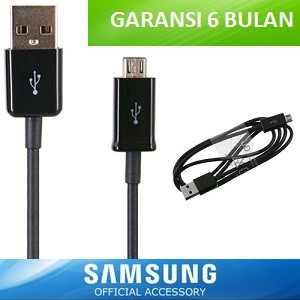 Data Cable Samsung Micro USB 1M Original - Black (note1,s3,dll)