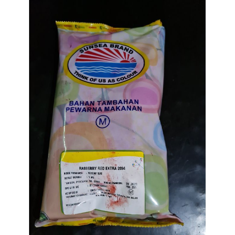 

Pewarna Merah/ Raspberry Red Extra 2094 Sunsea Brand Food Grade 1kg