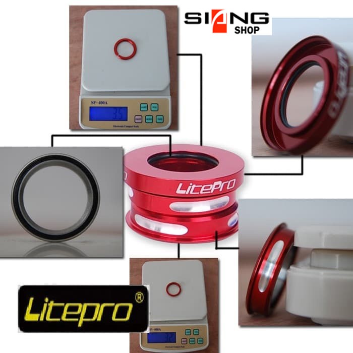 HEADSET SEPEDA LIPAT BEARING LITEPRO