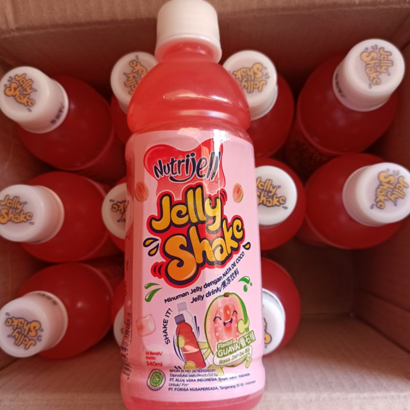 

Minuman Jelly Shake Nata De Coco Rasa Jambu Guava 340 Gram