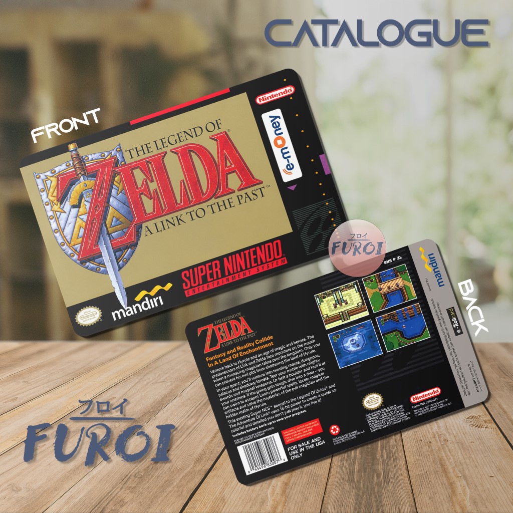 Kartu Flazz BCA | Kartu Emoney Mandiri | A Link To The Past Box Art
