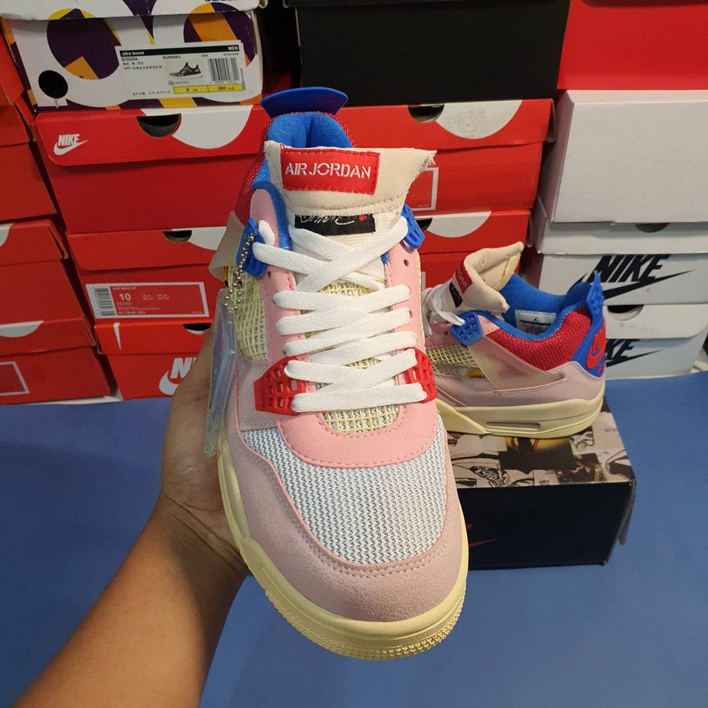 NIKE AIR JORDAN 4 X UNION LA GUAVA ICE PREMIUM ORIGINAL / PREMIUM IMPORT 40-44