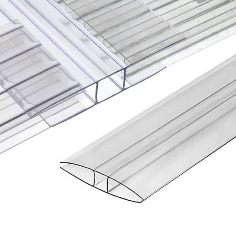 Profil H / Sambungan polycarbonate, Solarflat.
