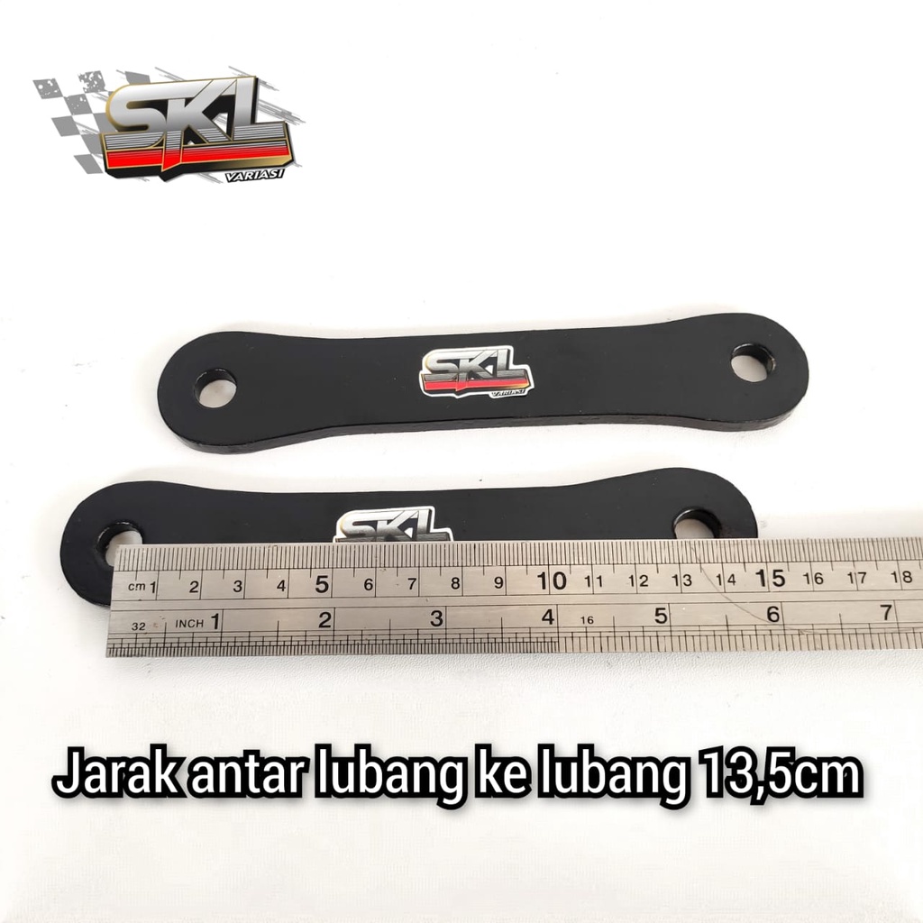 Lowering Kit Ninja R SS Pemendek Monoshock Breket Plat Arm Unitrak Unitrack Ninja R SS Penurun Shok Belakang