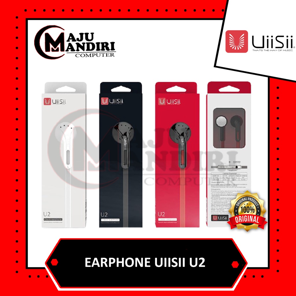 UIISII U2 BASS NOISE ISOLATING IN-EAR EARBUDS EARPHONE