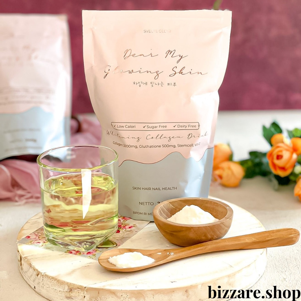 Collagen Drink Colagen Svelte Glow Kolagen Pemutih Badan BPOM Svelteglow Rahel