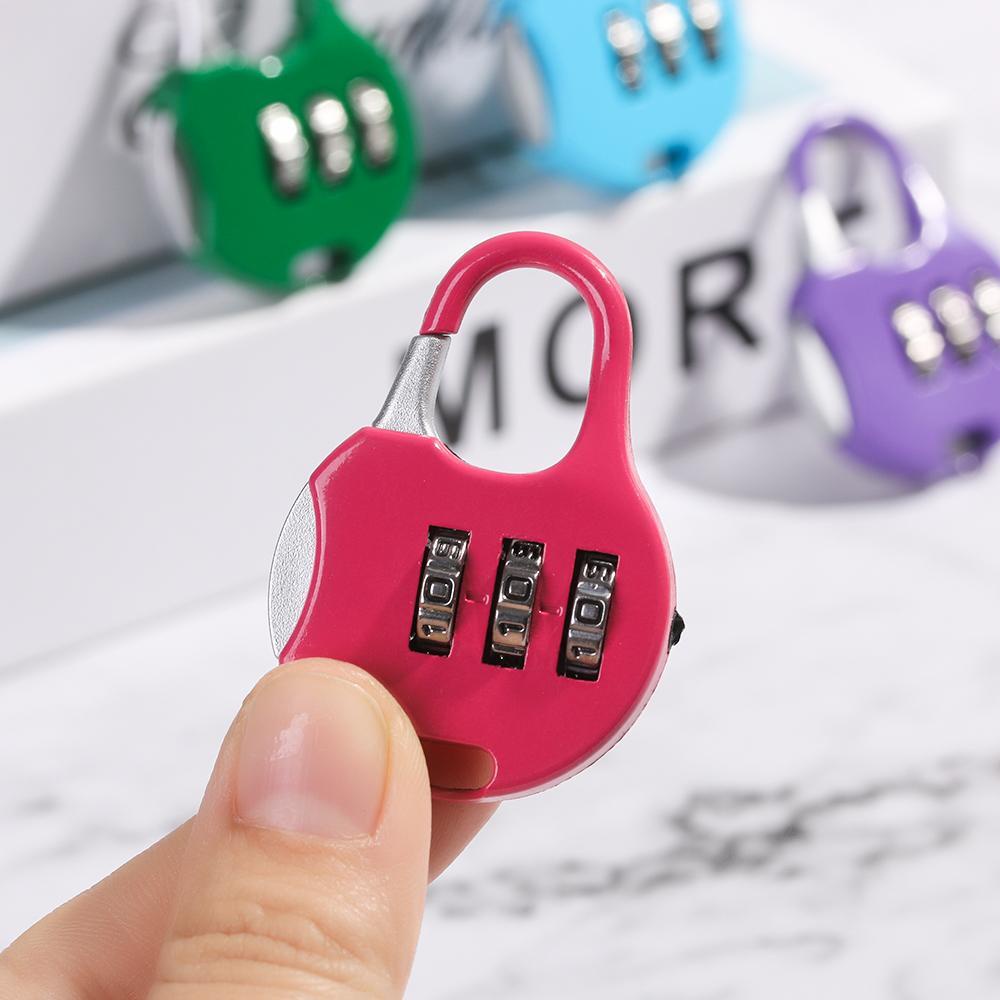 Preva 1pcs Password Lock Mini HOT Diary Pelindung Kombinasi Kode Gym Koper 3digit Dial