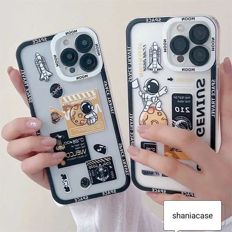 Soft Case TPU IMPORT Motif NASA Astronot Luar Angkasa Untuk Oppo/A3s/A12e