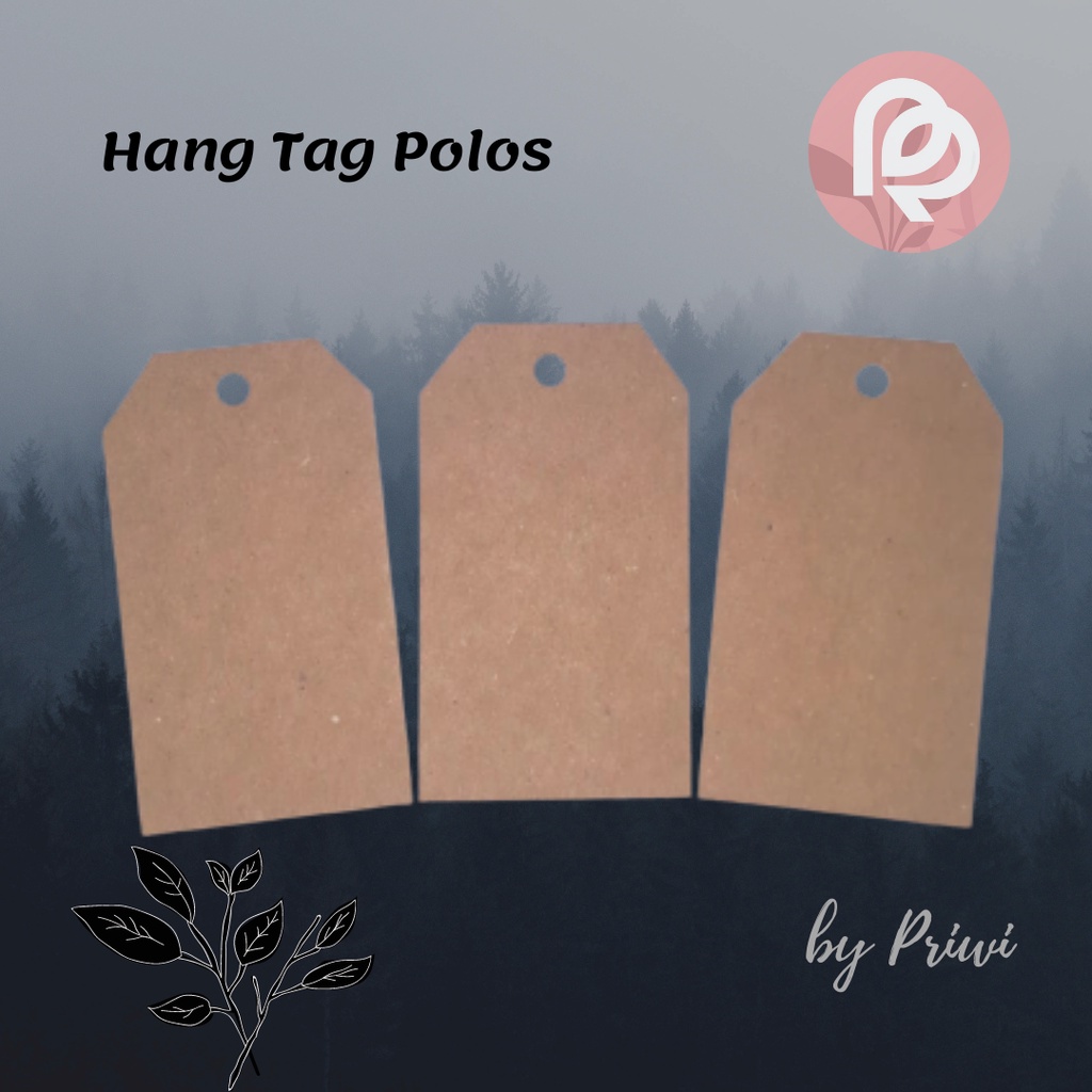 

HANG TAG POLOS KRAFT RUSTIC