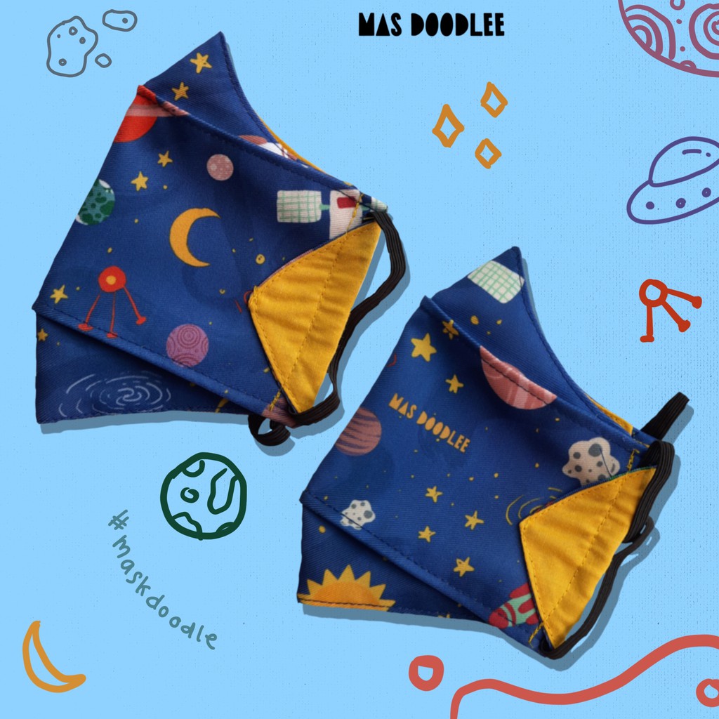 Masker Lucu 3D Masker Motif Lucu Masker Kain