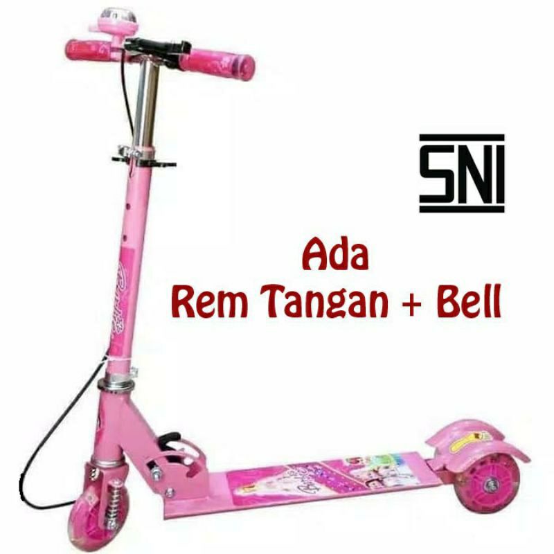 SKUTER ANAK RODA 3 REM TANGAN + BEL / OTOPED / SCOOTER ANAK