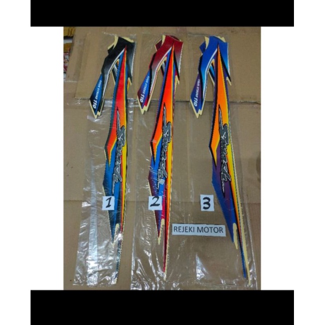sticker  suzuki smash lama/ old - striping body smash 110